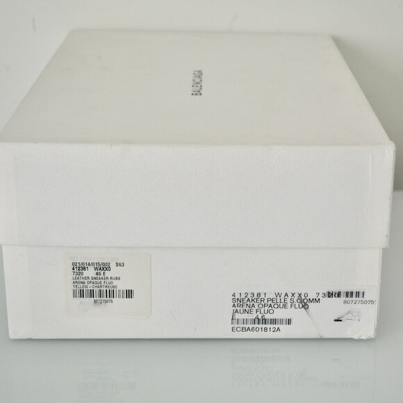 NIB BALENCIAGA MENS HITOP LEATHER SNEAKERS - Picture 8 of 8